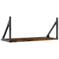 vidaXL Wandregale 2 Stk. Räuchereiche 60x25x25,5 cm Holzwerkstoff vidaXL Wandregale 2 Stk. Räuchereiche 60x25x25,5 cm Holzwerkstoff