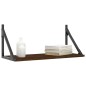 vidaXL Wandregale 2 Stk. Braun Eichen-Optik 60x25x25,5cm Holzwerkstoff vidaXL Wandregale 2 Stk. Braun Eichen-Optik 60x25x25,5cm Holzwerkstoff