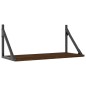 vidaXL Wandregale 2 Stk. Braun Eichen-Optik 60x25x25,5cm Holzwerkstoff vidaXL Wandregale 2 Stk. Braun Eichen-Optik 60x25x25,5cm Holzwerkstoff
