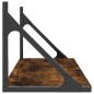 vidaXL Wandregale 2 Stk. Räuchereiche 80x25x25,5 cm Holzwerkstoff vidaXL Wandregale 2 Stk. Räuchereiche 80x25x25,5 cm Holzwerkstoff