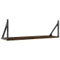 vidaXL Wandregale 2 Stk. Braun Eichen-Optik 80x25x25,5cm Holzwerkstoff vidaXL Wandregale 2 Stk. Braun Eichen-Optik 80x25x25,5cm Holzwerkstoff