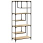 vidaXL Bücherregal Sonoma-Eiche 81x36x176 cm Holzwerkstoff vidaXL Bücherregal Sonoma-Eiche 81x36x176 cm Holzwerkstoff