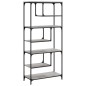 vidaXL Bücherregal Grau Sonoma 81x36x176 cm Holzwerkstoff vidaXL Bücherregal Grau Sonoma 81x36x176 cm Holzwerkstoff