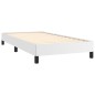 Bettgestell Weiß 100x200 cm Kunstleder Bettgestell Weiß 100x200 cm Kunstleder