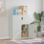 vidaXL Aktenschrank Hellgrau 90x40x110 cm Stahl vidaXL Aktenschrank Hellgrau 90x40x110 cm Stahl