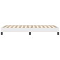 Bettgestell Weiß 100x200 cm Kunstleder Bettgestell Weiß 100x200 cm Kunstleder