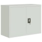 vidaXL Aktenschrank Hellgrau 90x40x110 cm Stahl vidaXL Aktenschrank Hellgrau 90x40x110 cm Stahl