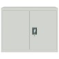 vidaXL Aktenschrank Hellgrau 90x40x110 cm Stahl vidaXL Aktenschrank Hellgrau 90x40x110 cm Stahl