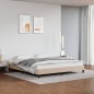 vidaXL Bettgestell Cappuccino-Braun 160x200 cm Kunstleder vidaXL Bettgestell Cappuccino-Braun 160x200 cm Kunstleder