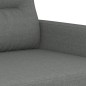 vidaXL 2-tlg. Sofagarnitur mit Kissen Dunkelgrau Stoff vidaXL 2-tlg. Sofagarnitur mit Kissen Dunkelgrau Stoff