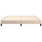 vidaXL Bettgestell Cappuccino-Braun 160x200 cm Kunstleder vidaXL Bettgestell Cappuccino-Braun 160x200 cm Kunstleder