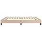 vidaXL Bettgestell Cappuccino-Braun 160x200 cm Kunstleder vidaXL Bettgestell Cappuccino-Braun 160x200 cm Kunstleder