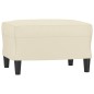 vidaXL 3-tlg. Sofagarnitur mit Kissen Creme Kunstleder vidaXL 3-tlg. Sofagarnitur mit Kissen Creme Kunstleder