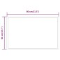 vidaXL LED-Badspiegel 50x80 cm vidaXL LED-Badspiegel 50x80 cm