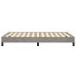 vidaXL Bettgestell ohne Matratze Hellgrau 120x200 cm Samt vidaXL Bettgestell ohne Matratze Hellgrau 120x200 cm Samt