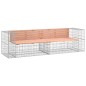vidaXL Gartenbank aus Gabionen 244x71x65,5 cm Massivholz Douglasie vidaXL Gartenbank aus Gabionen 244x71x65,5 cm Massivholz Douglasie
