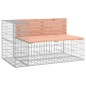 vidaXL Gartenbank aus Gabionen 244x71x65,5 cm Massivholz Douglasie vidaXL Gartenbank aus Gabionen 244x71x65,5 cm Massivholz Douglasie