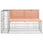 vidaXL Gartenbank aus Gabionen 244x71x65,5 cm Massivholz Douglasie vidaXL Gartenbank aus Gabionen 244x71x65,5 cm Massivholz Douglasie