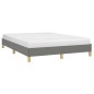 vidaXL Bettgestell Dunkelgrau 160x200 cm Stoff vidaXL Bettgestell Dunkelgrau 160x200 cm Stoff