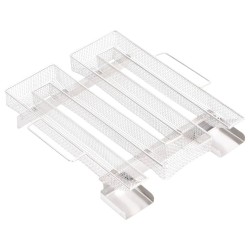 vidaXL Kaltrauchgenerator 4-Seitig 22,5 cm Edelstahl