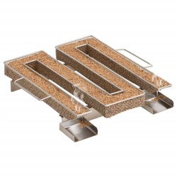 vidaXL Kaltrauchgenerator 4-Seitig 22,5 cm Edelstahl