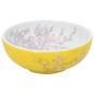 vidaXL Aufsatzwaschbecken Weiß und Gelb Rund Ø41x14 cm Keramik vidaXL Aufsatzwaschbecken Weiß und Gelb Rund Ø41x14 cm Keramik