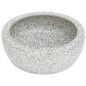 vidaXL Aufsatzwaschbecken Grau Rund Ø41x14 cm Keramik vidaXL Aufsatzwaschbecken Grau Rund Ø41x14 cm Keramik