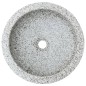 vidaXL Aufsatzwaschbecken Grau Rund Ø41x14 cm Keramik vidaXL Aufsatzwaschbecken Grau Rund Ø41x14 cm Keramik