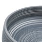 vidaXL Aufsatzwaschbecken Grau Rund Ø41x14 cm Keramik vidaXL Aufsatzwaschbecken Grau Rund Ø41x14 cm Keramik