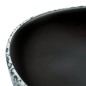 vidaXL Aufsatzwaschbecken Schwarz und Blau Oval 47x33x13 cm Keramik vidaXL Aufsatzwaschbecken Schwarz und Blau Oval 47x33x13 cm Keramik