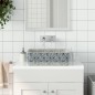 vidaXL Aufsatzwaschbecken Grau Blau Rechteckig 46x35,5x13cm Keramik vidaXL Aufsatzwaschbecken Grau Blau Rechteckig 46x35,5x13cm Keramik