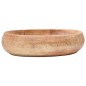 vidaXL Aufsatzwaschbecken Braun Oval 59x40x15 cm Keramik vidaXL Aufsatzwaschbecken Braun Oval 59x40x15 cm Keramik