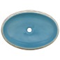 vidaXL Aufsatzwaschbecken Mehrfarbig Oval 59x40x15 cm Keramik vidaXL Aufsatzwaschbecken Mehrfarbig Oval 59x40x15 cm Keramik