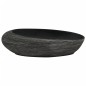vidaXL Aufsatzwaschbecken Grau und Schwarz Oval 59x40x14 cm Keramik vidaXL Aufsatzwaschbecken Grau und Schwarz Oval 59x40x14 cm Keramik