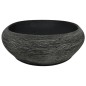 vidaXL Aufsatzwaschbecken Grau und Schwarz Oval 59x40x14 cm Keramik vidaXL Aufsatzwaschbecken Grau und Schwarz Oval 59x40x14 cm Keramik
