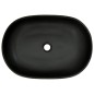 vidaXL Aufsatzwaschbecken Grau und Schwarz Oval 59x40x14 cm Keramik vidaXL Aufsatzwaschbecken Grau und Schwarz Oval 59x40x14 cm Keramik