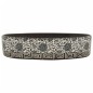 vidaXL Aufsatzwaschbecken Schwarz Blau Oval 56,5x36,5x13,5 cm Keramik vidaXL Aufsatzwaschbecken Schwarz Blau Oval 56,5x36,5x13,5 cm Keramik