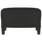 vidaXL Fußhocker Schwarz 60x50x41 cm Stoff vidaXL Fußhocker Schwarz 60x50x41 cm Stoff