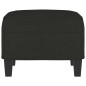 vidaXL Fußhocker Schwarz 60x50x41 cm Stoff vidaXL Fußhocker Schwarz 60x50x41 cm Stoff
