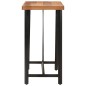 vidaXL Bartisch 110x55x107 cm Massivholz Akazie und Eisen vidaXL Bartisch 110x55x107 cm Massivholz Akazie und Eisen