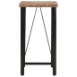 vidaXL Bartisch 55x55x107 cm Altholz Massiv und Eisen