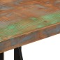 vidaXL Bartisch 55x55x107 cm Altholz Massiv und Eisen