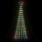vidaXL Weihnachtsbaum Kegelform 275 LEDs Mehrfarbig 180 cm vidaXL Weihnachtsbaum Kegelform 275 LEDs Mehrfarbig 180 cm