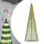 vidaXL Weihnachtsbaum Kegelform 688 LEDs Mehrfarbig 300 cm vidaXL Weihnachtsbaum Kegelform 688 LEDs Mehrfarbig 300 cm