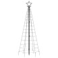 vidaXL LED-Weihnachtsbaum mit Erdspießen 220 LEDs Kaltweiß 180 cm vidaXL LED-Weihnachtsbaum mit Erdspießen 220 LEDs Kaltweiß 180 cm