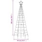 vidaXL LED-Weihnachtsbaum mit Erdspießen 220 LEDs Kaltweiß 180 cm vidaXL LED-Weihnachtsbaum mit Erdspießen 220 LEDs Kaltweiß 180 cm