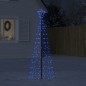 vidaXL LED-Weihnachtsbaum mit Erdspießen 220 LEDs Blau 180 cm vidaXL LED-Weihnachtsbaum mit Erdspießen 220 LEDs Blau 180 cm
