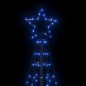 vidaXL LED-Weihnachtsbaum mit Erdspießen 220 LEDs Blau 180 cm vidaXL LED-Weihnachtsbaum mit Erdspießen 220 LEDs Blau 180 cm