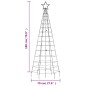 vidaXL LED-Weihnachtsbaum mit Erdspießen 220 LEDs Blau 180 cm vidaXL LED-Weihnachtsbaum mit Erdspießen 220 LEDs Blau 180 cm