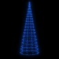vidaXL LED-Weihnachtsbaum für Fahnenmast 550 LEDs Blau 300 cm vidaXL LED-Weihnachtsbaum für Fahnenmast 550 LEDs Blau 300 cm